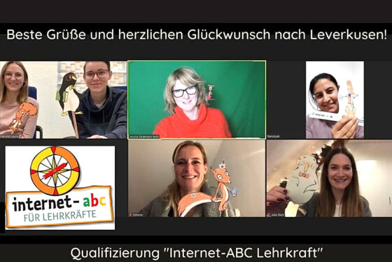 Die neuen Internet-ABC Lehrkräfte aus Leverkusen