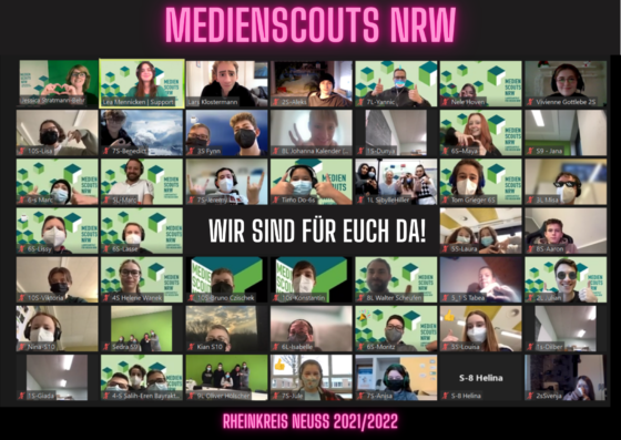 120 neue Medienscouts im Rheinkreis Neuss im Einsatz!