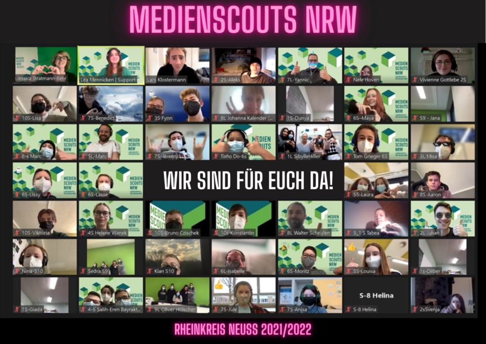 120 neue Medienscouts im Rheinkreis Neuss im Einsatz!