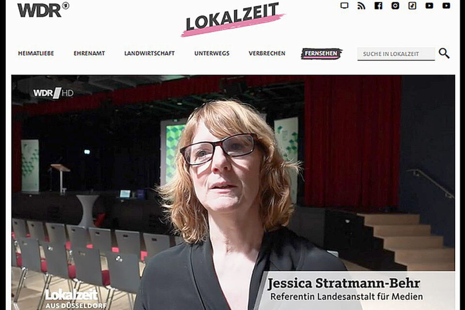 Lokalzeit Düsseldorf (WDR) bei den Medienscouts in Mettmann